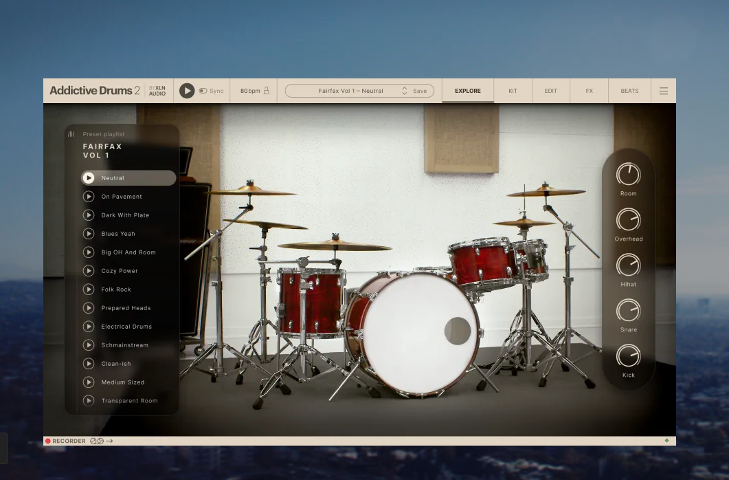 XLN Audio Addictive Drums 2 Expansion Fairfax Vol. 1